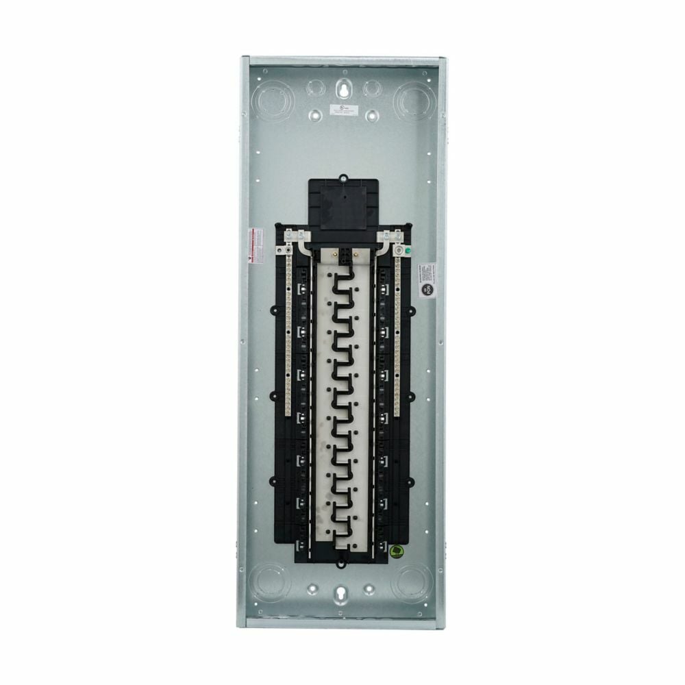 Eaton BR convertible loadcenter,Converible,200 A,X8,Aluminum,Cover included,NEMA 3R,Metallic,10 kAIC,BR,Combination,80 Circuits,Single-pole,40 Spaces,Three-wire,Single-phase,Type BR 1-inch breakers,120/240 V