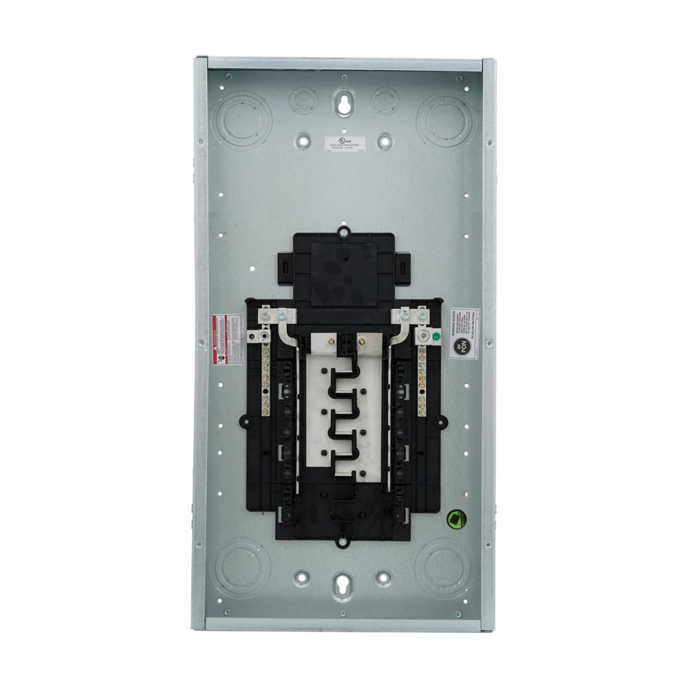 Eaton Eaton BR main lug loadcenter,Main lug only,200 A,X1,Aluminum, NEMA 3R,Metallic,10 kAIC,BR,NEMA 3R,24 Circuits,Single-pole,12 Spaces,Three-wire,Single-phase,Type BR 1-inch breakers,120/240V