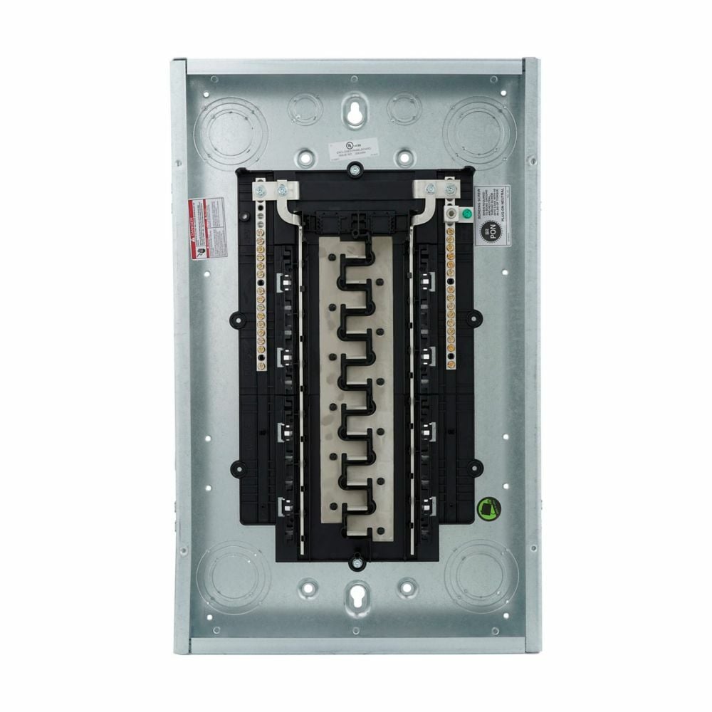 Eaton BR convertible loadcenter,Converible,125 A,X4,Aluminum,Cover included,NEMA 3R,Metallic,10 kAIC,BR,Combination,40 Circuits,Single-pole,20 Spaces,Three-wire,Single-phase,Type BR 1-inch breakers,120/240 V