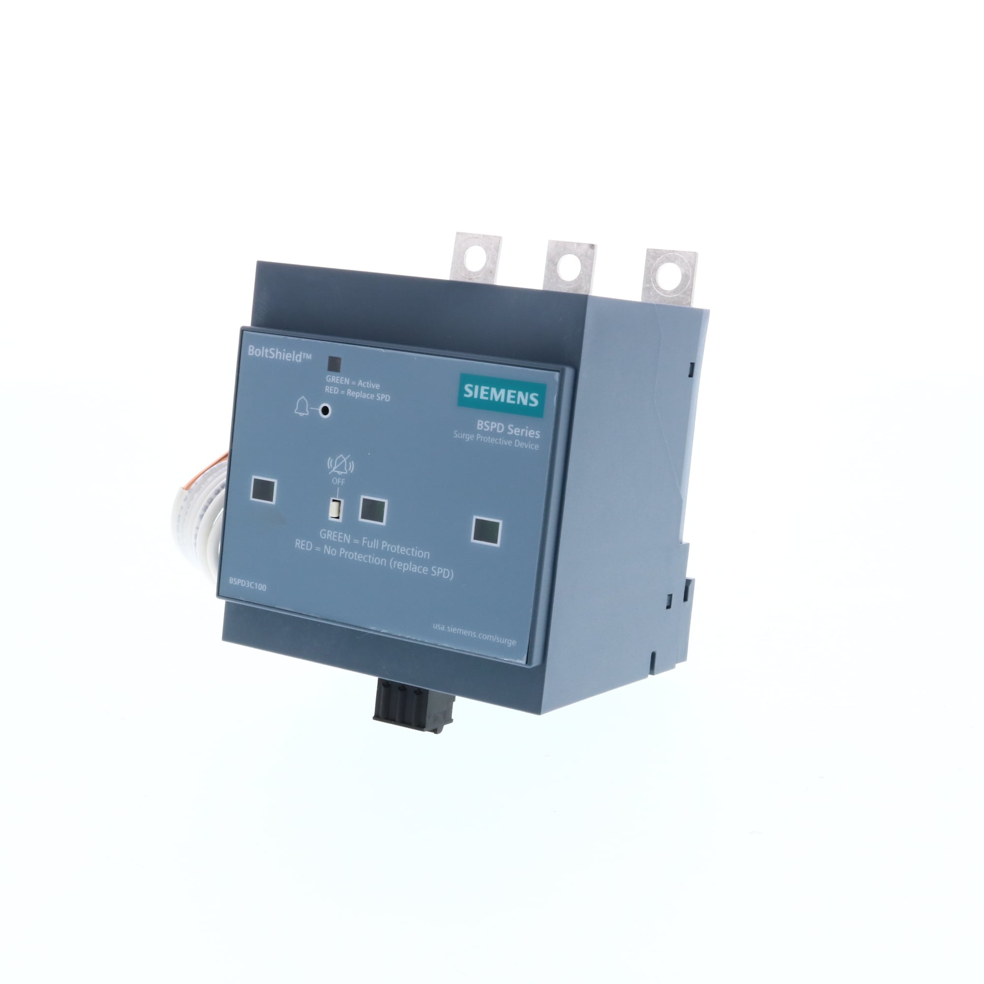  LOW VOLTAGE SURGE PROTECTION DEVICE (SPD). BOLT-ON SPD MODULE FOR PANELBOARD WITH 3-POLE B FRAME MAIN CIRCUIT BREAKERS. SUITABLE FOR 480Y/277 3-PHASE 4-WIRE VOLTAGE SYSTEMS. 100kA PER PHASE SURGE CAPABILITY.