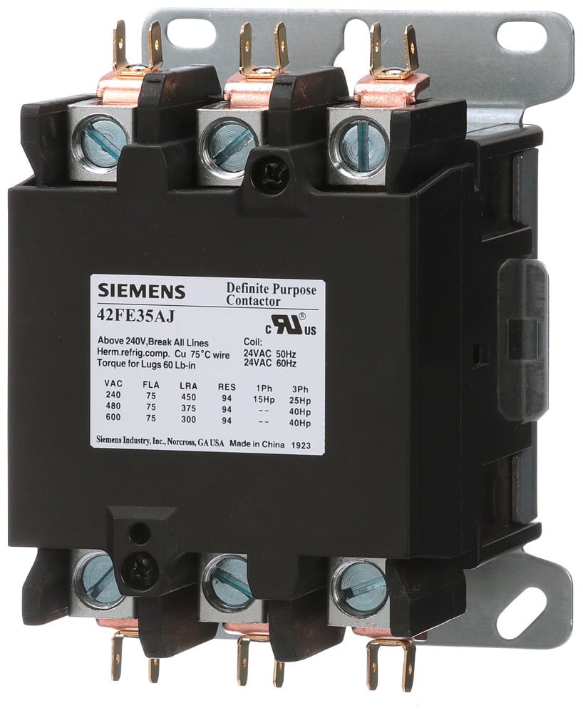 Contactor, 42DP,75A,3P,Open,120V