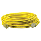 12/3 100 foot SJOOW Yellow Extension Cord.