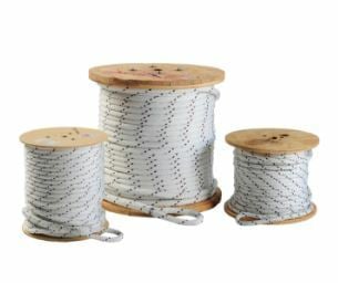 57791301 QWIKrope Double Braided Cable Pulling Rope, 7/8 in OD, 900 ft L, 31000 lb, 10000 lb Working, Polyester