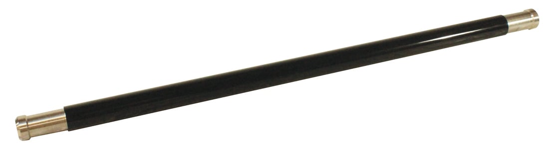 The PJA-01 Axle is 60" and is designed for Pro-Jax Reel Stands. Designed with low deflection and high strength steel, this axle's capacity is 6,000 lbs. The PJA-02 Axle rests on steel rollers for easy wire pay-off. Safety guard ensures that reel will not fall off jack stand.