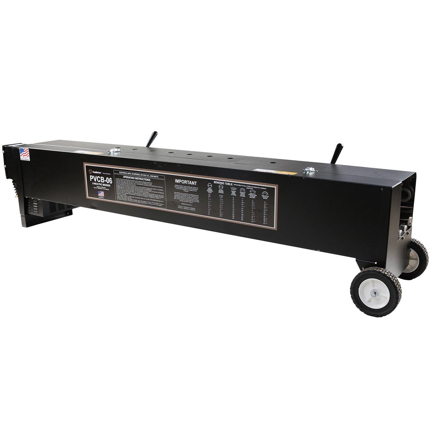 A Schedule 40/ Schedule 80 PVC and Round Thermosetting Conduit Bender