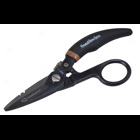 ESP-1 Electrician Scissors - Pro are designed with a unique (and patent pending) spring-loaded blade action. These snips provide very precise control, and the serrated blades grip wire as they cut for best result.