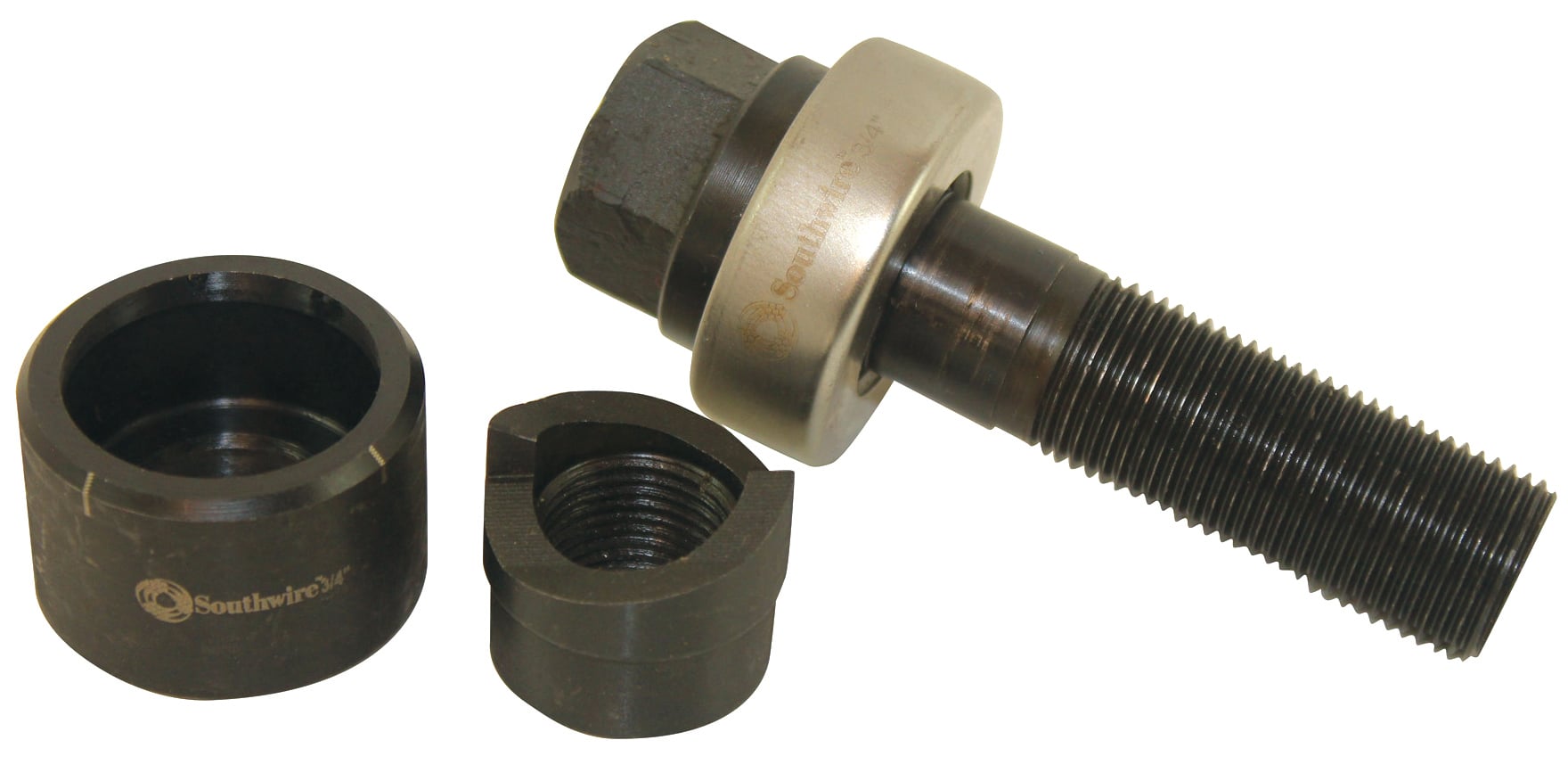 Knockout Punch Draw Studs 3/4 in. features a slug splitting punch in an economical manual ball bearing design.