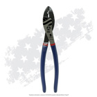 Made from American forged steel. It crimps insulated and non-insulated terminals and connectors. With a taper nose for working in confined spaces, these pliers are fully equipped for the professional journeyman. Our tradesmen and women meet every job with heart and pride. Their tools should, too.
