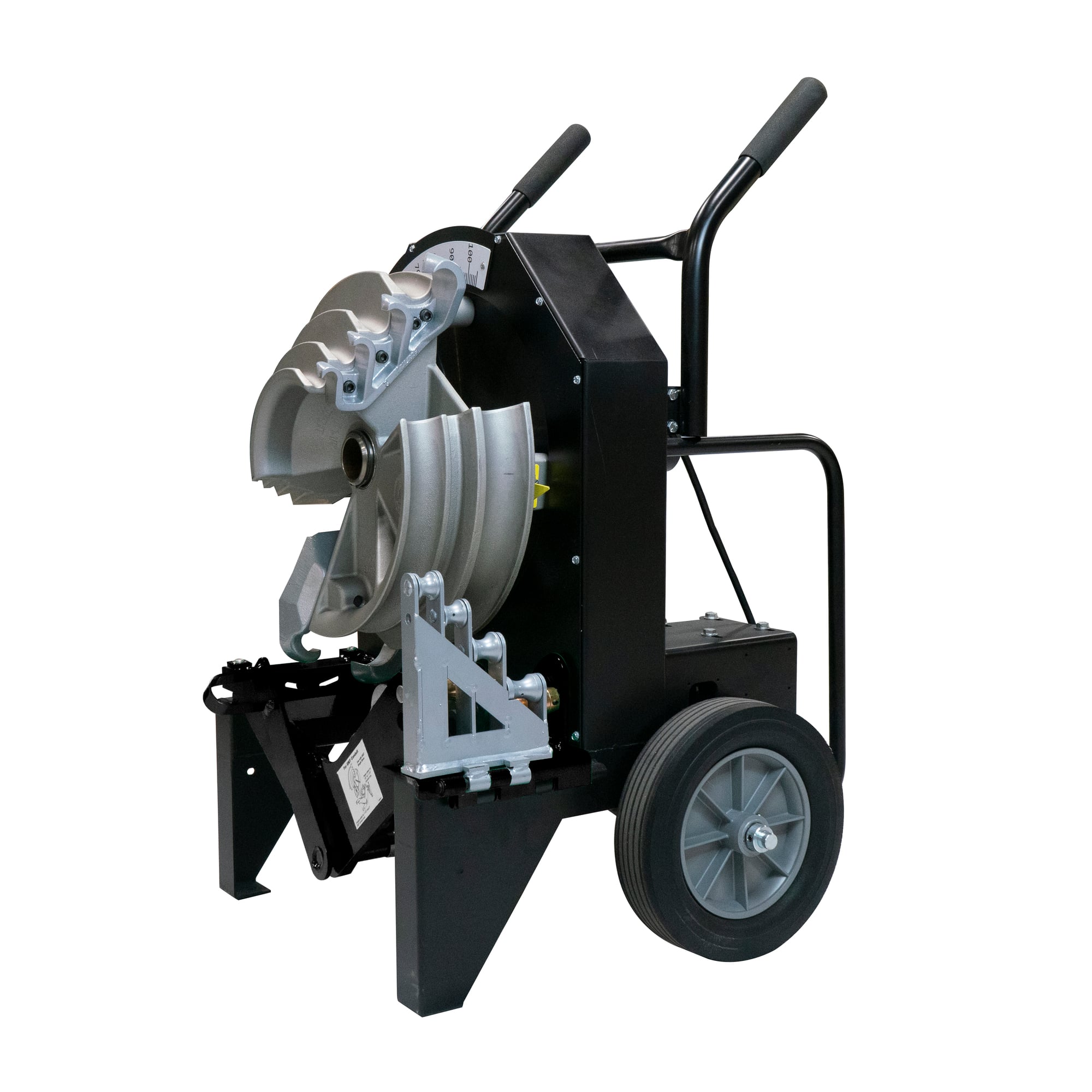 MXB2 with single shoe bending attachments to bend 1/2" to 2" rigid conduit and pipe