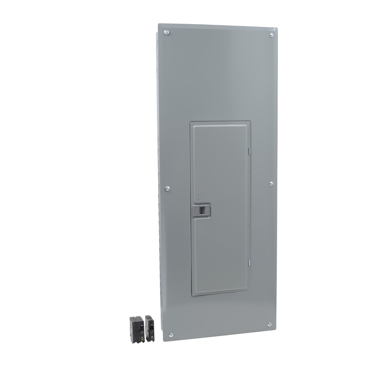 Load center, QO, 1 phase, 42 spaces, 52 circuits, 200A convertible main breaker, PoN, NEMA1, Qwik-grip, value pack