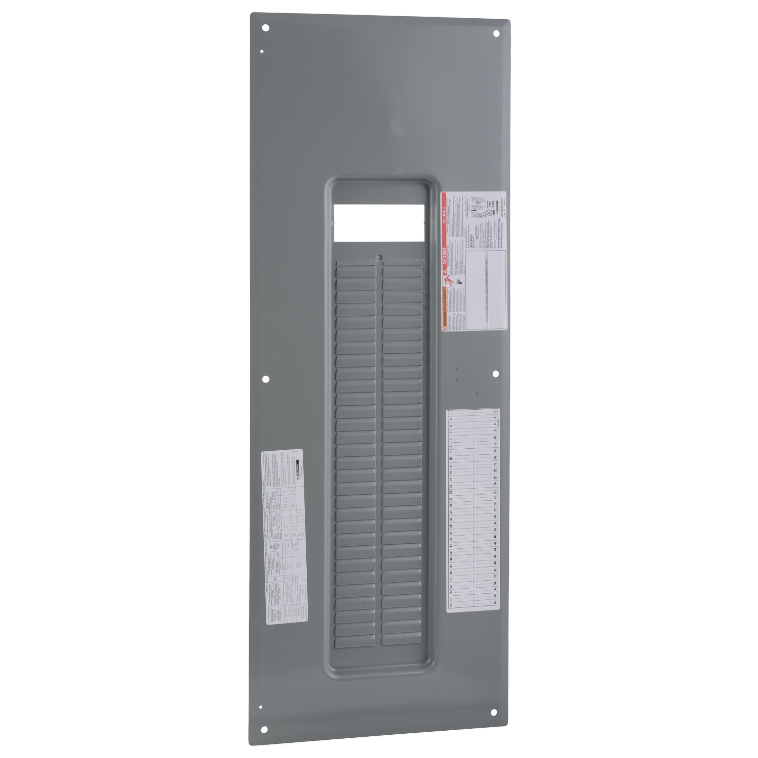 Replacement cover, QO, for 60 space load center, flush