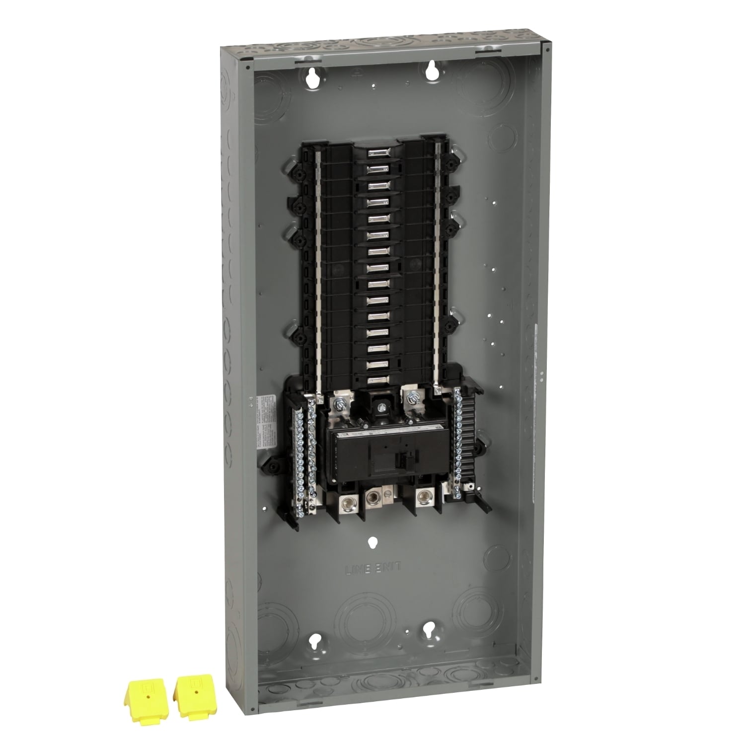 Load center, QO, 1 phase, 30 spaces, 30 circuits, 150A convertible main breaker, PoN, NEMA1