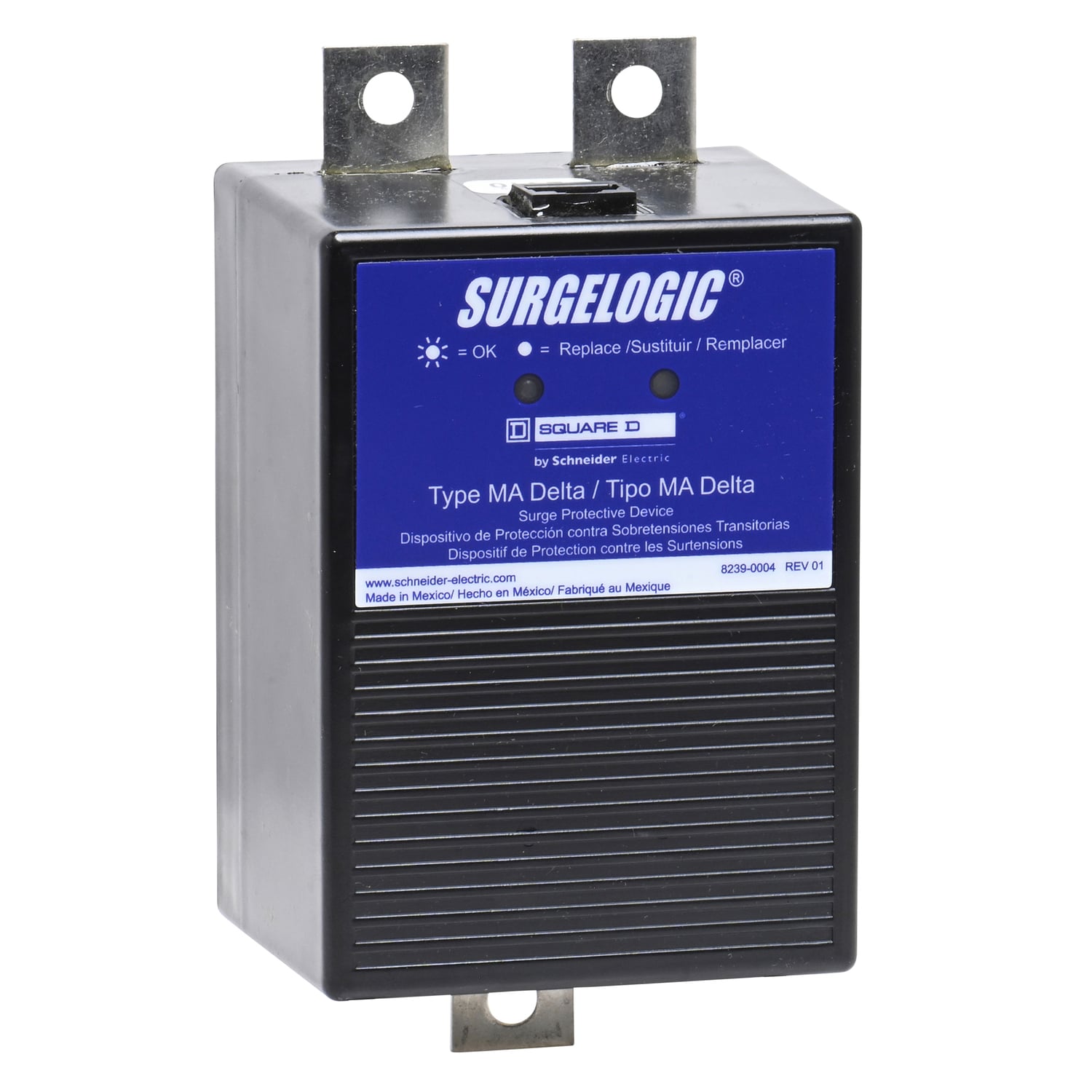 Surge protection module, Surgelogic, MA, 120kA, 480VAC delta, 3 phase, 3 wire, SPD type 2