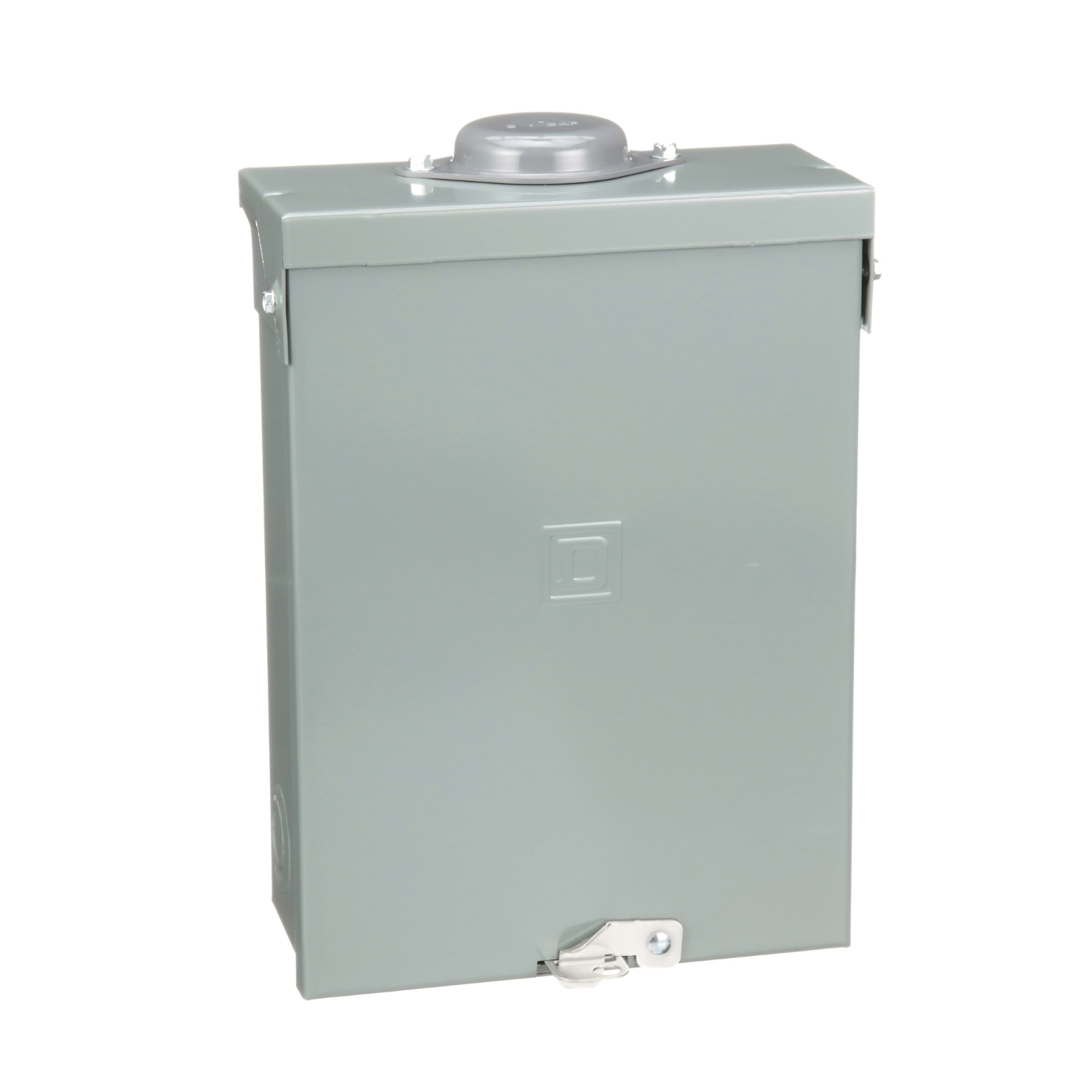 Load center, QO, 1 phase, 8 spaces, 16 circuits, 100A fixed main lugs, NEMA3R, consumer pack