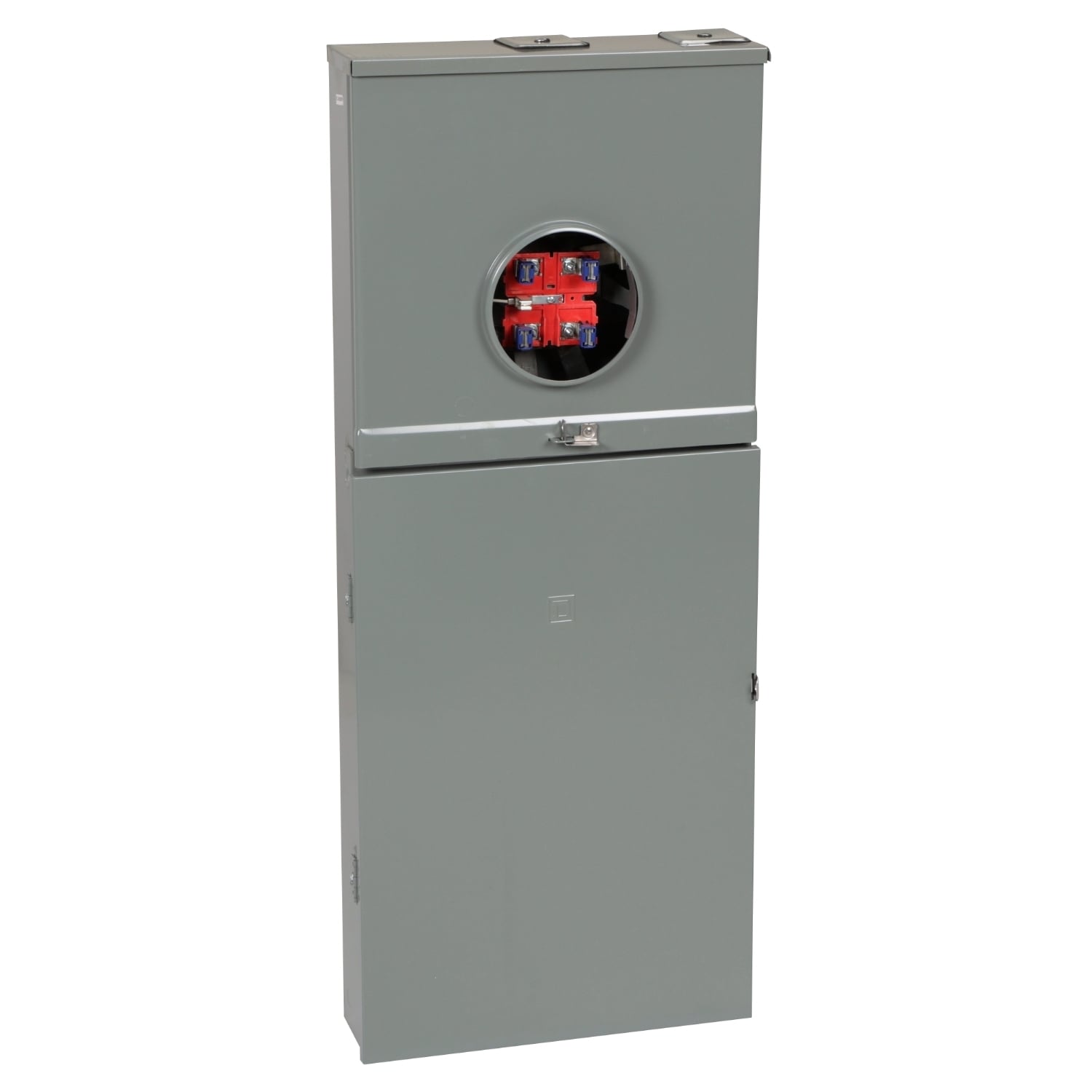 All in one, Homeline, combination service entrance, ringless socket, 200A, surface, 30 spaces, 42 circuits, 22kA SCCR, OH, UG,  no bypass, PON