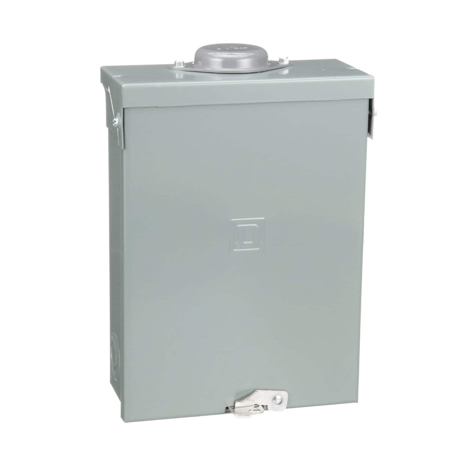 Load center, Homeline, 1 phase, 6 spaces, 12 circuits, 100A fixed main lugs, NEMA3R, consumer pack