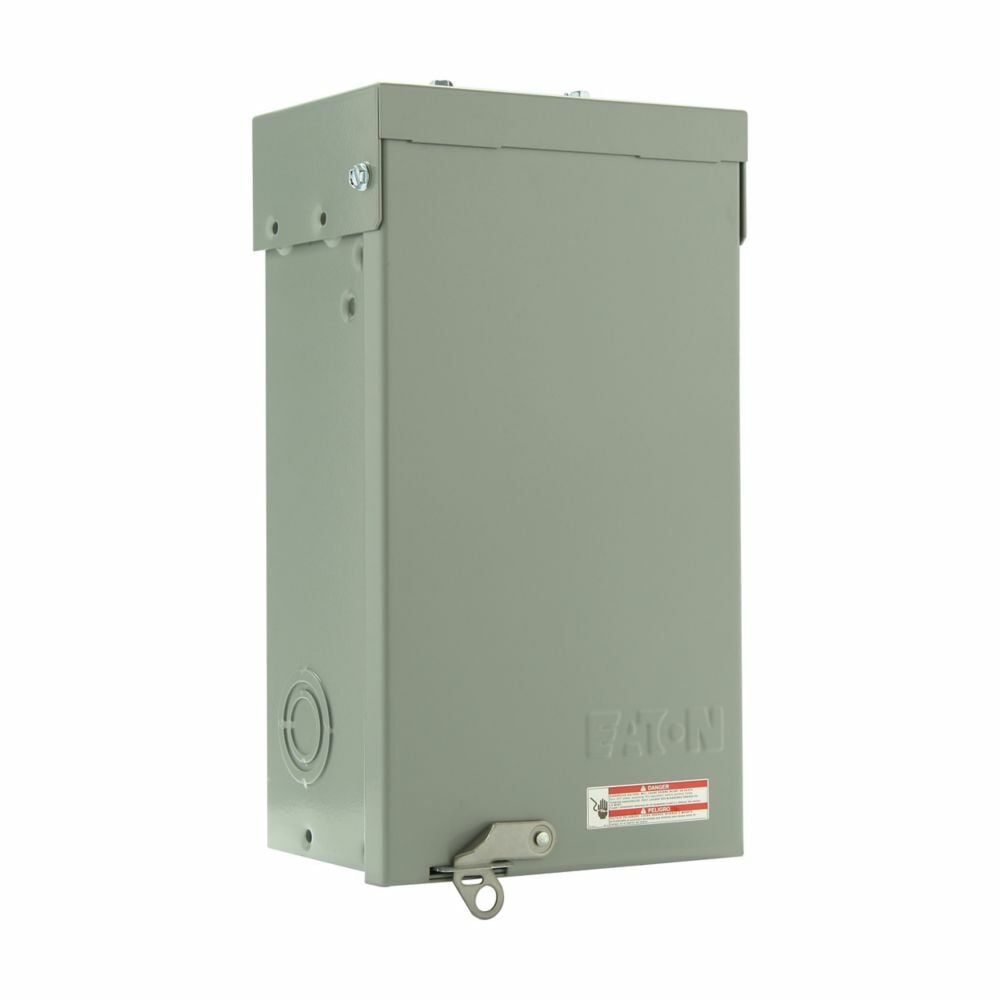 Eaton Eaton BR main lug loadcenter, 125 A,6R,Aluminum, NEMA 3R,Metallic,10 kAIC,BR,NEMA 3R,8 Circuits,Eight-pole,4 Spaces,Three-wire,Single-phase,Type BR 1-inch breakers,120/240V,#14-1/0 AWG Cu/Al