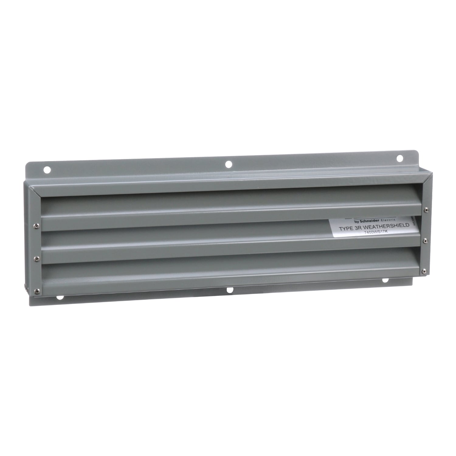 Weathershield, Bolt-On Mount, Steel, Gray, Box 17M TO NEMA 3R Conversion
