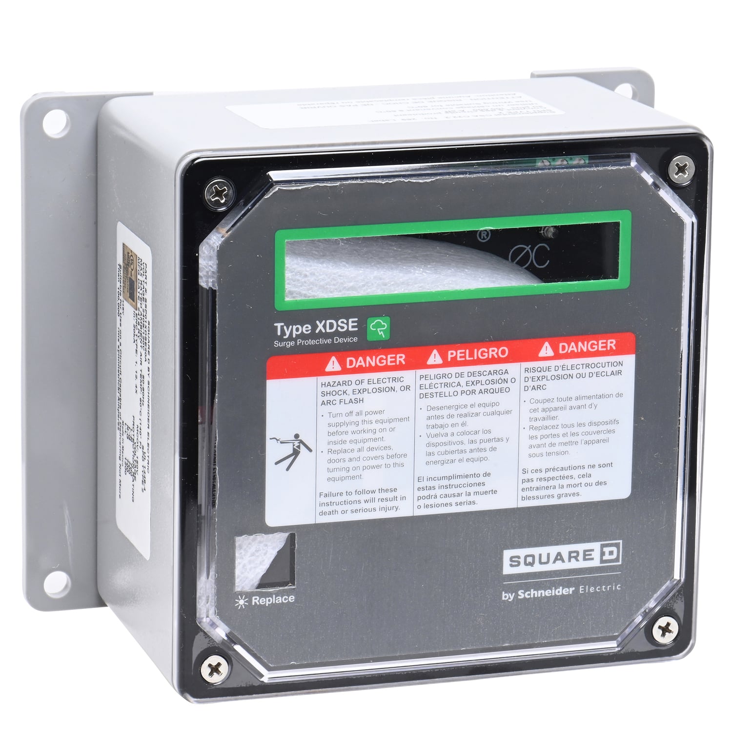 Surge protection device, XDSE, 200kA, 120/240 VAC,1 phase, 3 wire, SPD type 2