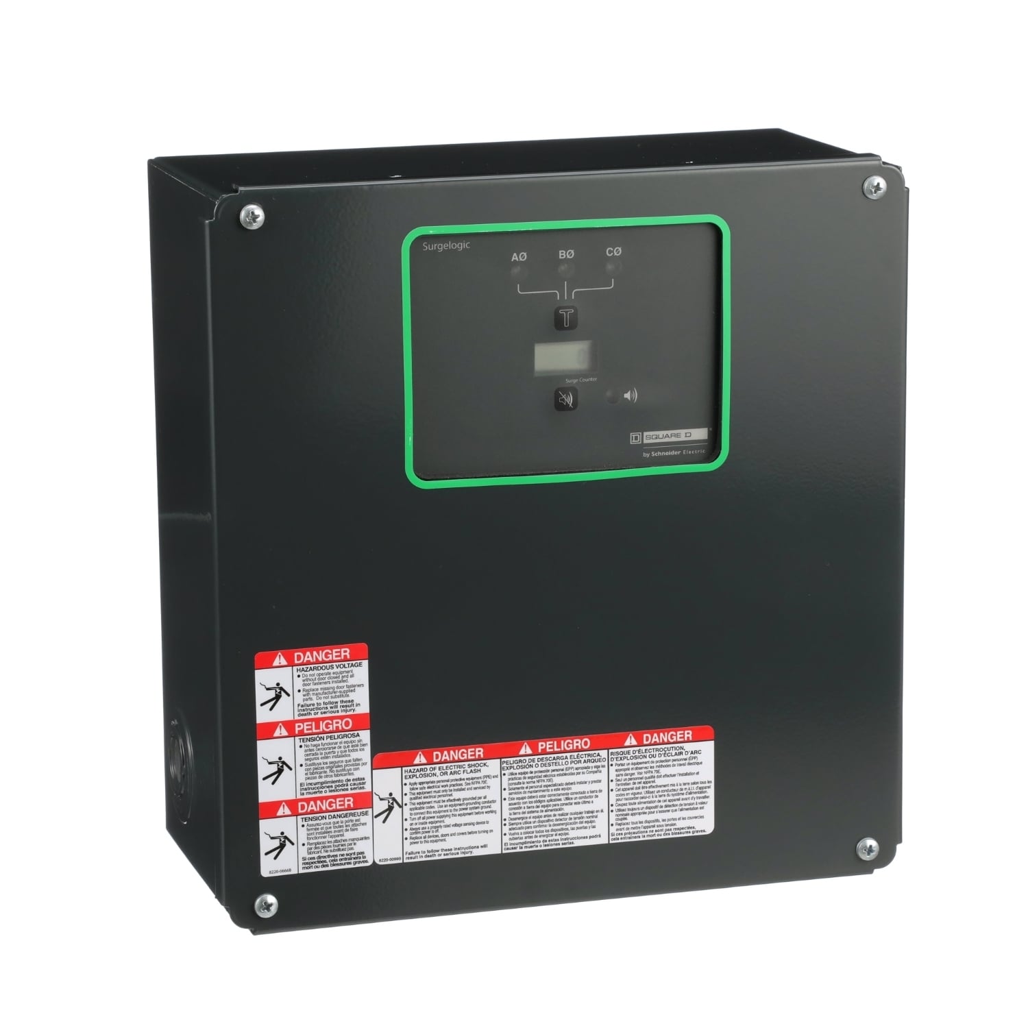 Surge protection device, Surgelogic, 120kA, 480Y/277 VAC, 3 phase, 4 wire, NEMA 1
