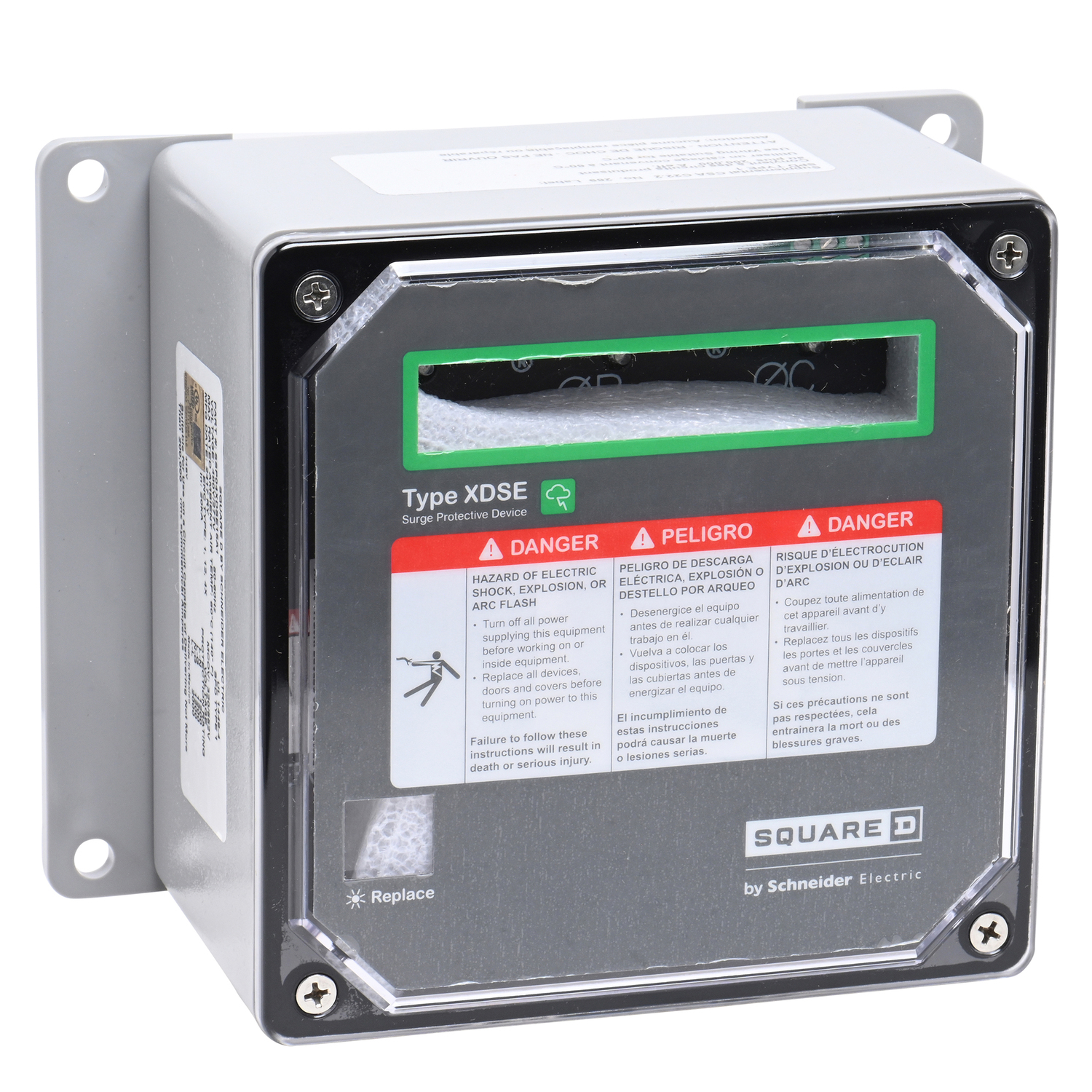 Surge protection device, XDSE, 150kA, 480Y/277 VAC, 3 phase, 4 wire, SPD type 1