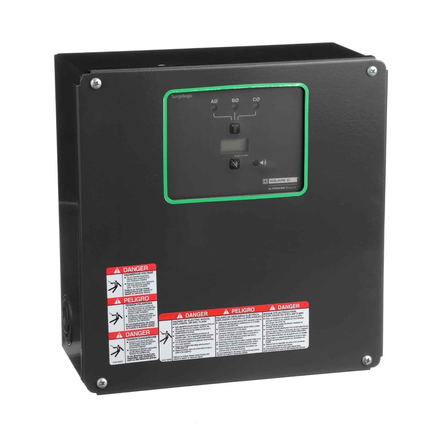 Surge protection device, Surgelogic, 240kA, 480 VAC delta, 3 phase, 3 wire, NEMA 1