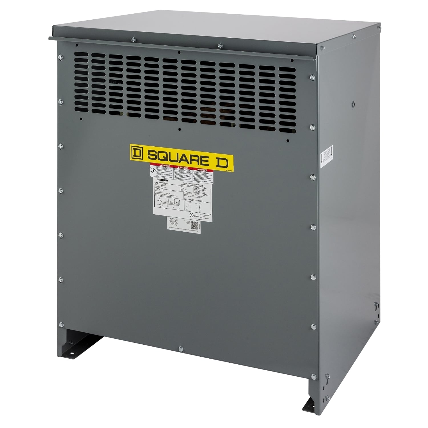 Transformer, dry type, DOE 2016, 150kVA, 3 phase, 480V delta primary, 208Y/120V secondary, 22M, 80C rise