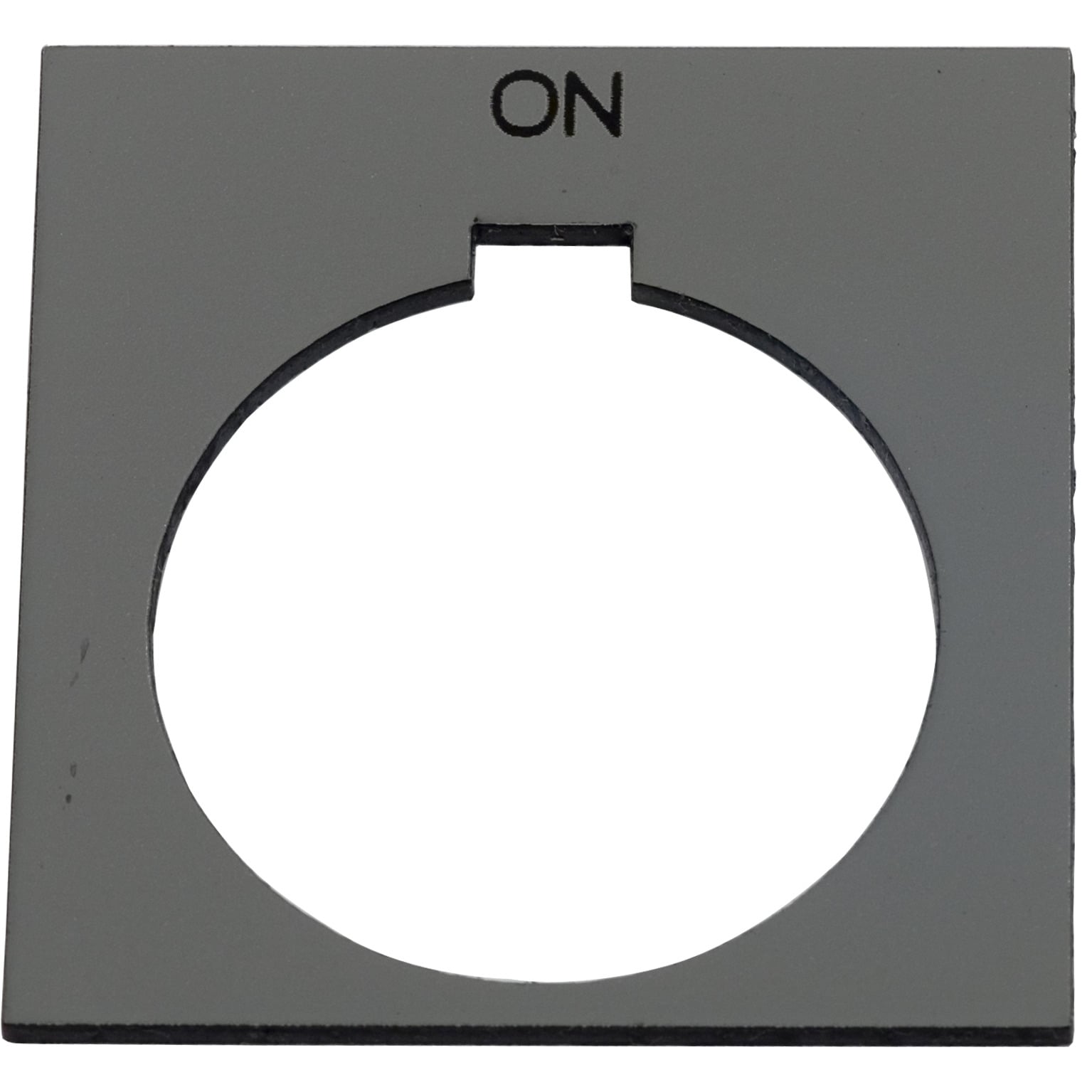 PUSH BUTTON LEGEND PLATE 30MM T-K