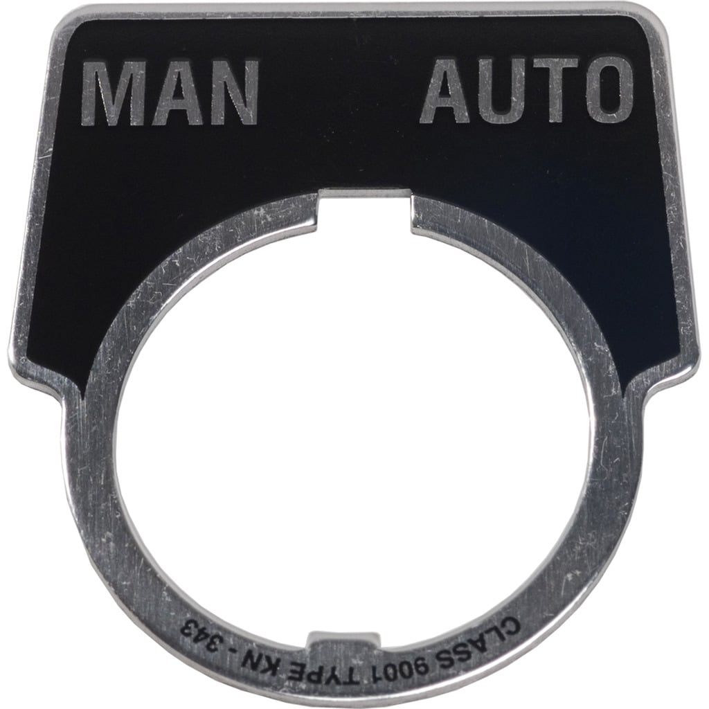 PUSH BUTTON LEGEND PLATE 30MM T-K