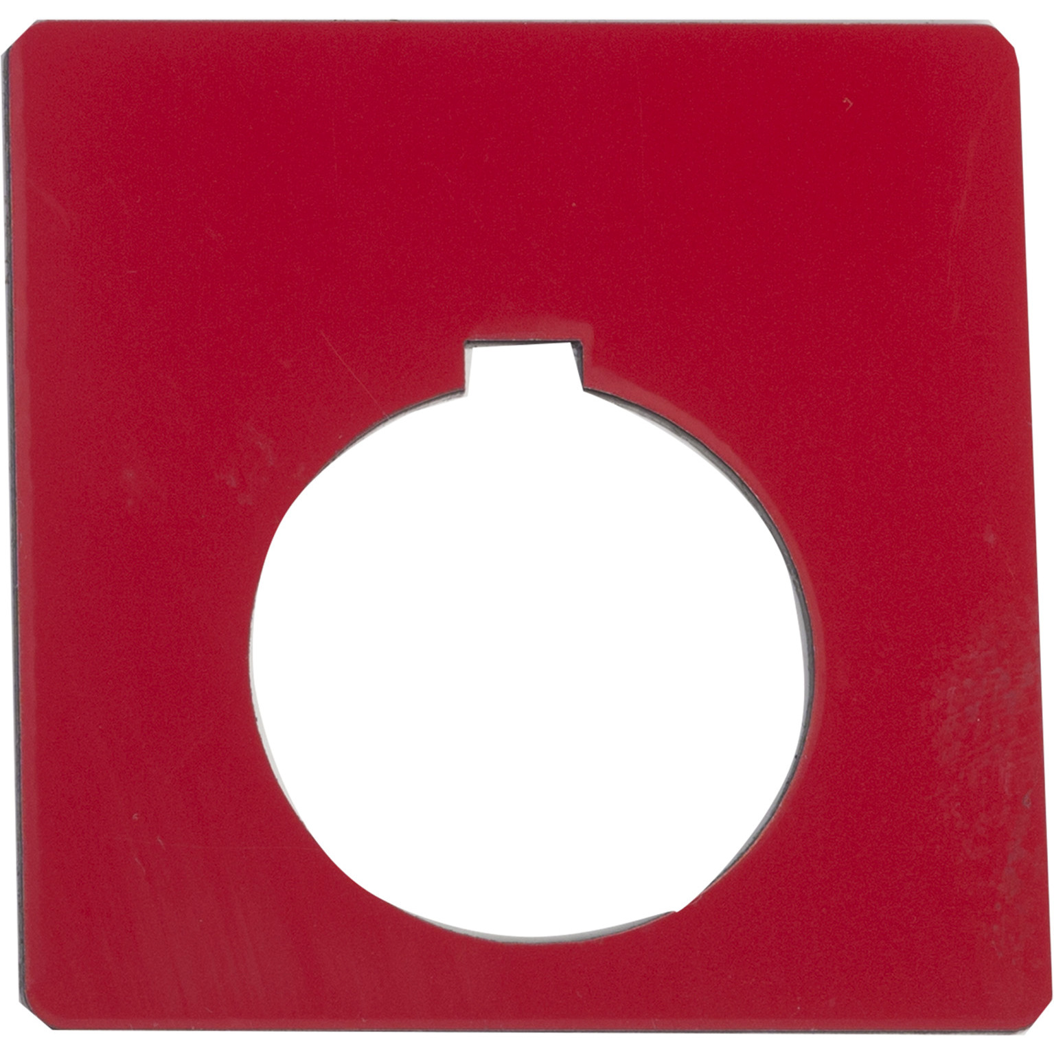 30MM LEGEND PLATE - BLANK (RED)