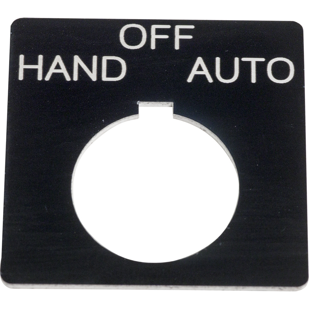 PUSH BUTTON LEGEND PLATE 30MM T-K