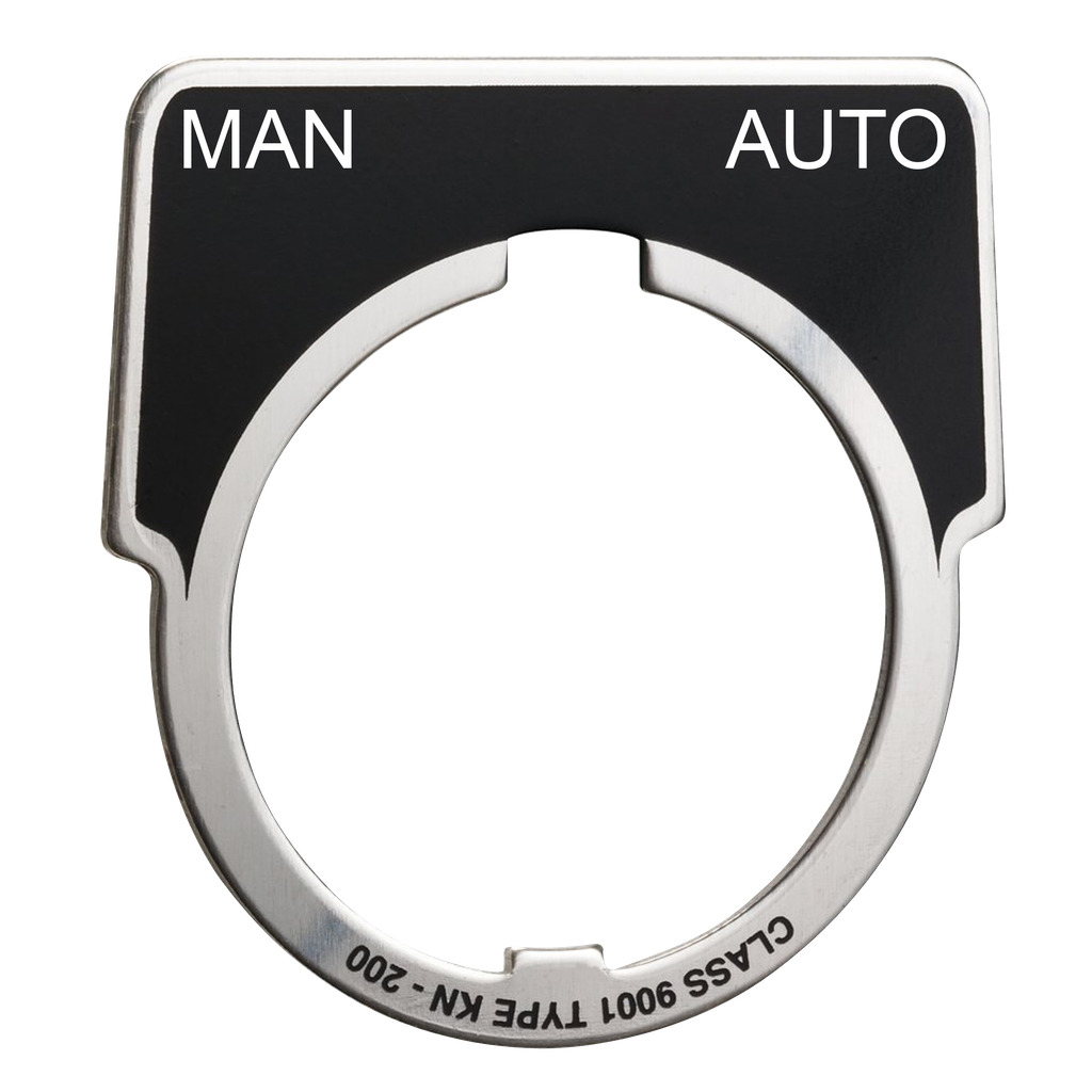 30MM LEGEND PLATE - MAN-AUTO