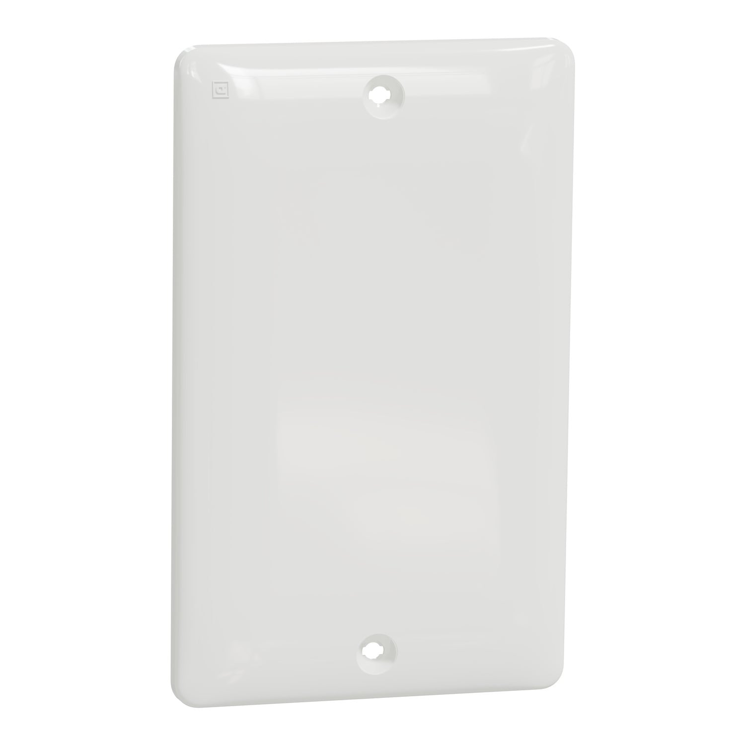 Blank plate, X Series, 1 gang, white, matte finish