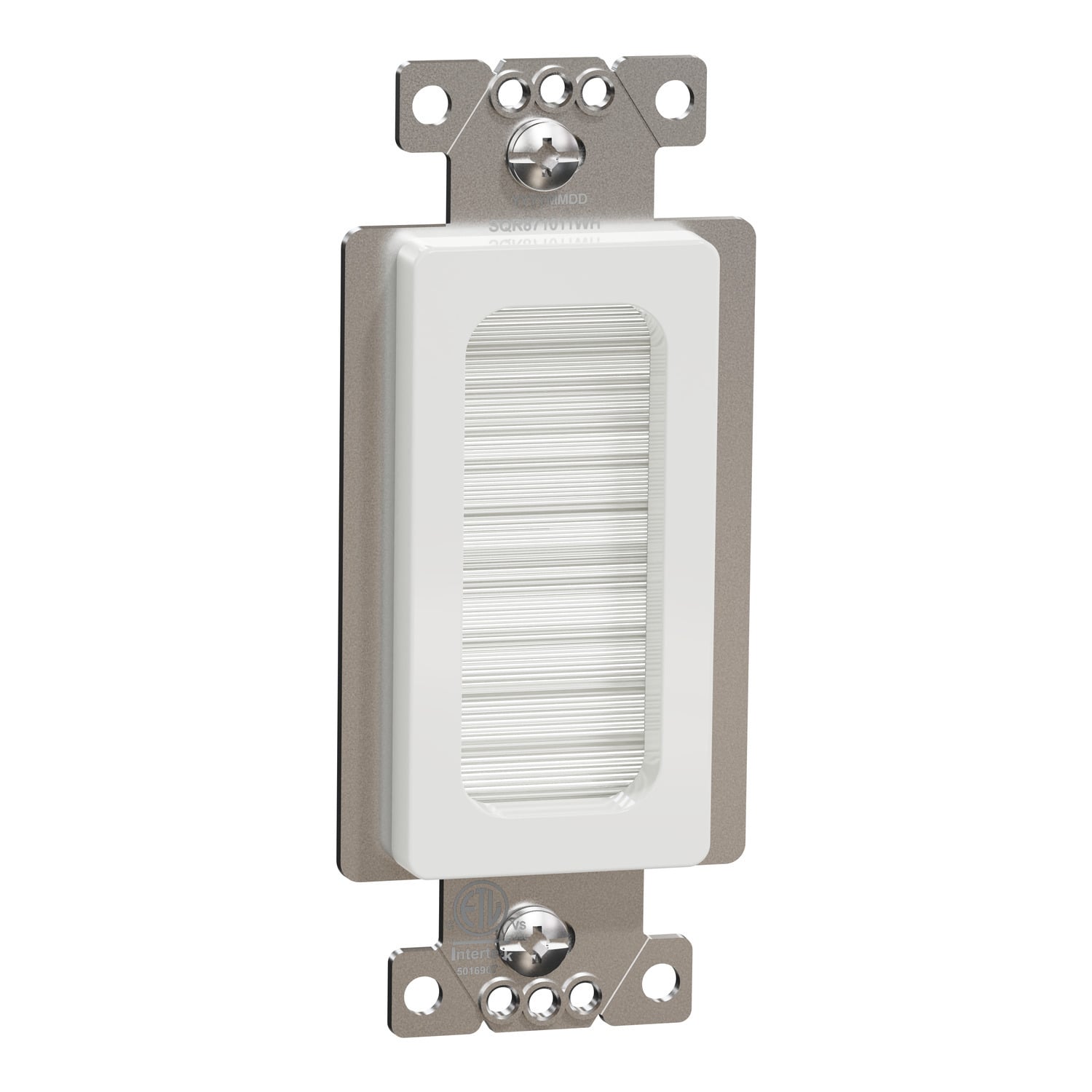 Brush cable outlet, X Series, white, matte finish