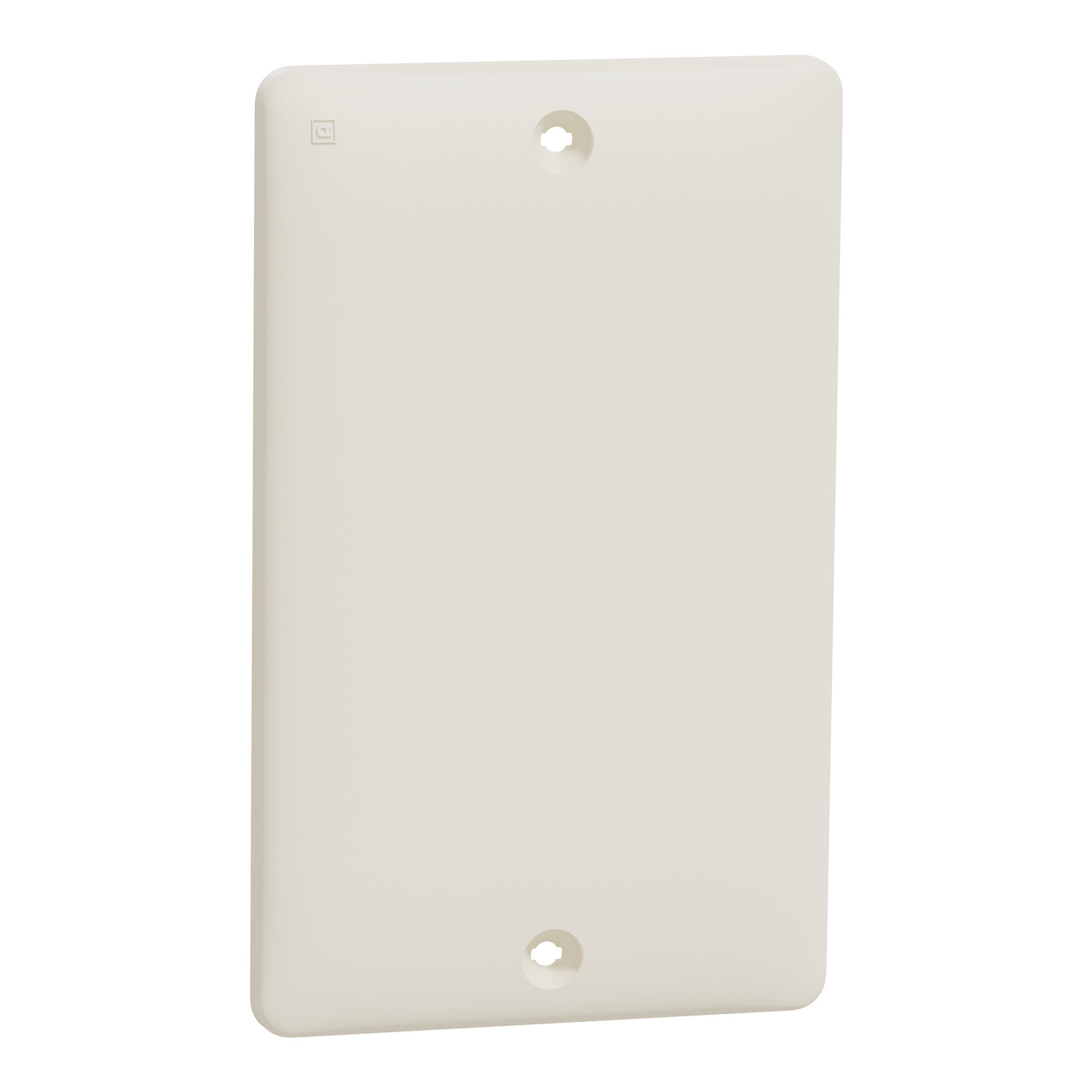Blank plate, X Series, 1 gang, light almond, matte finish