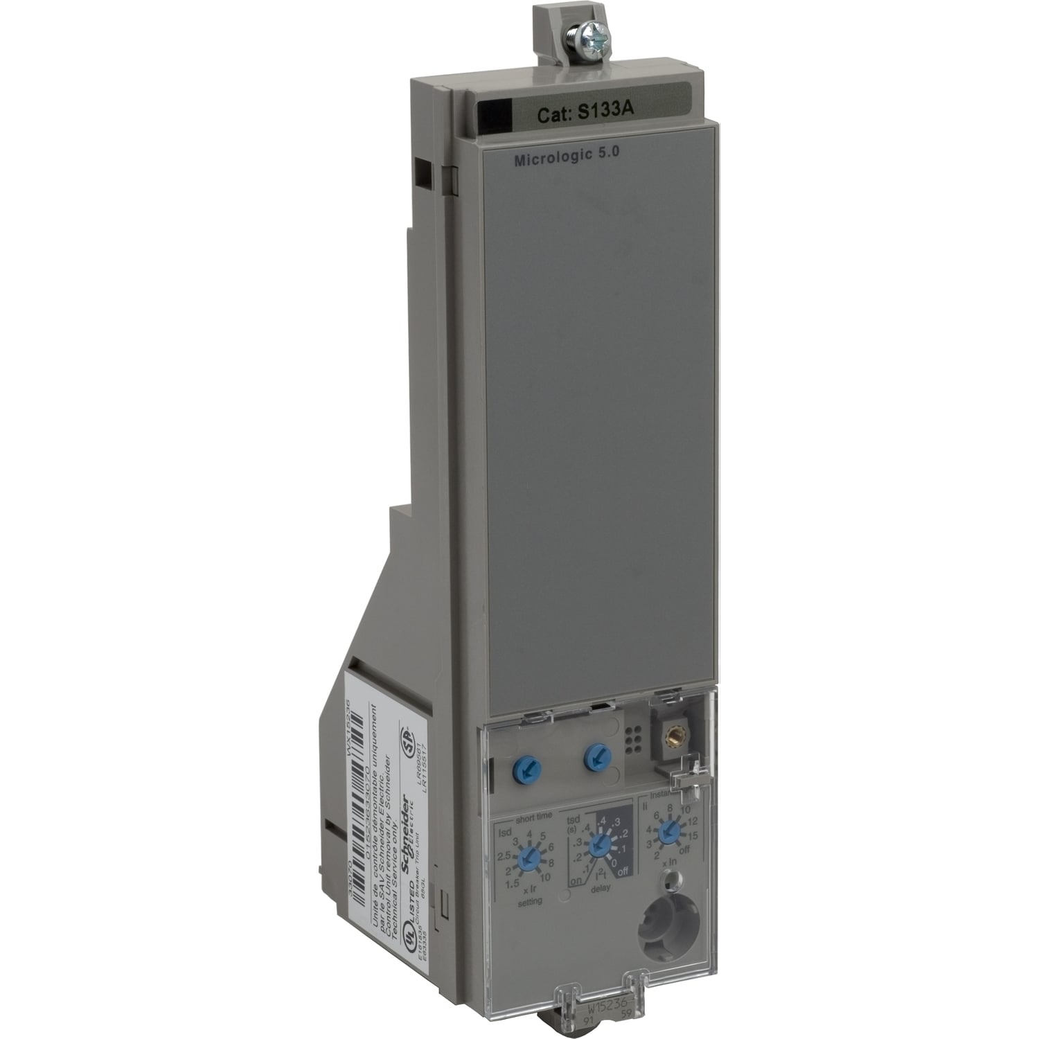Trip unit, PowerPact P, R, with rating plug, Micrologic 5.0, LSI protection