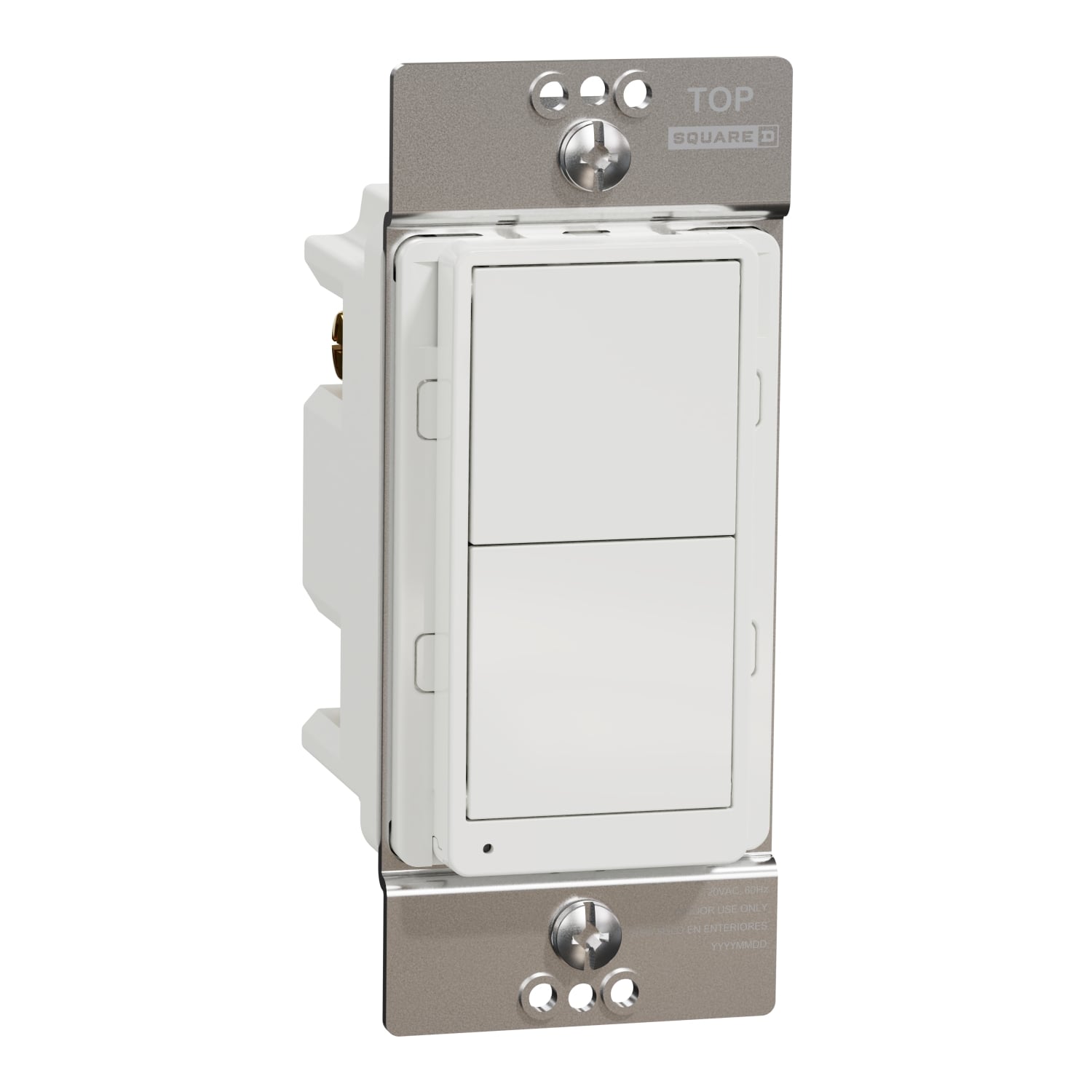 Switch, X Series, Z-wave Plus energy monitoring, 3 way, matte finish, white