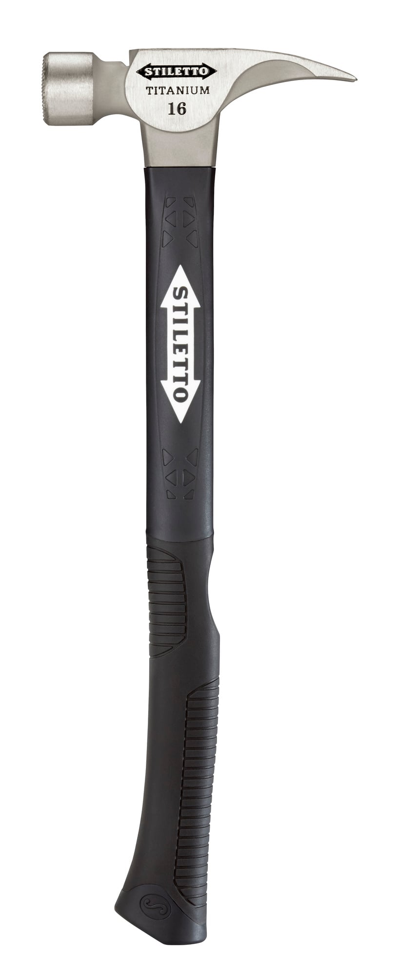 16 oz Titanium Milled Face Hammer with 18 in. Hybrid Fiberglass Handle