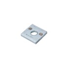 Washer, Square, Size 1-1/2 Inches x 1-1/2 Inches, Bolt Size 3/8 Inch, Thickness 3/16 Inch, Electro-Galvanized Steel with Magnets
