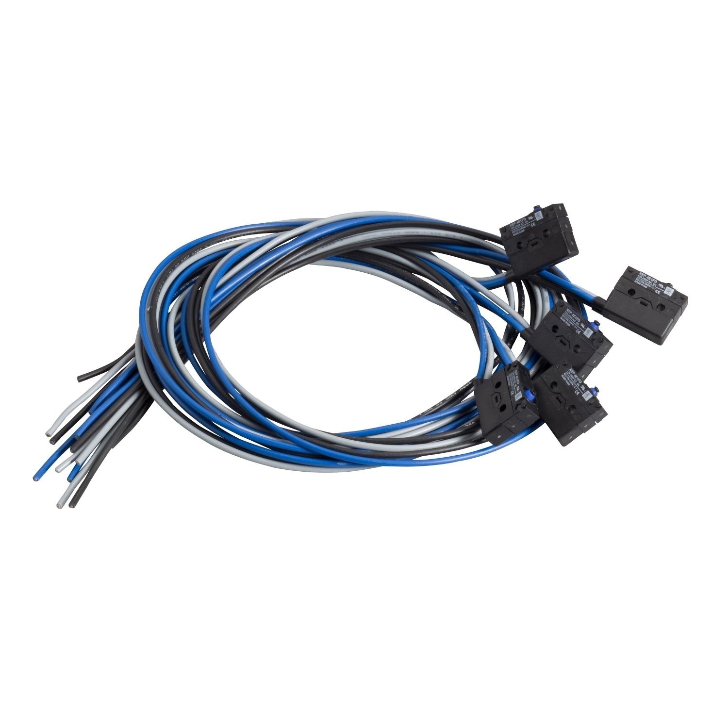 Microswitch, Limit switches XC Standard, miniature limit switch, flat plunger, cable length 0.5 m