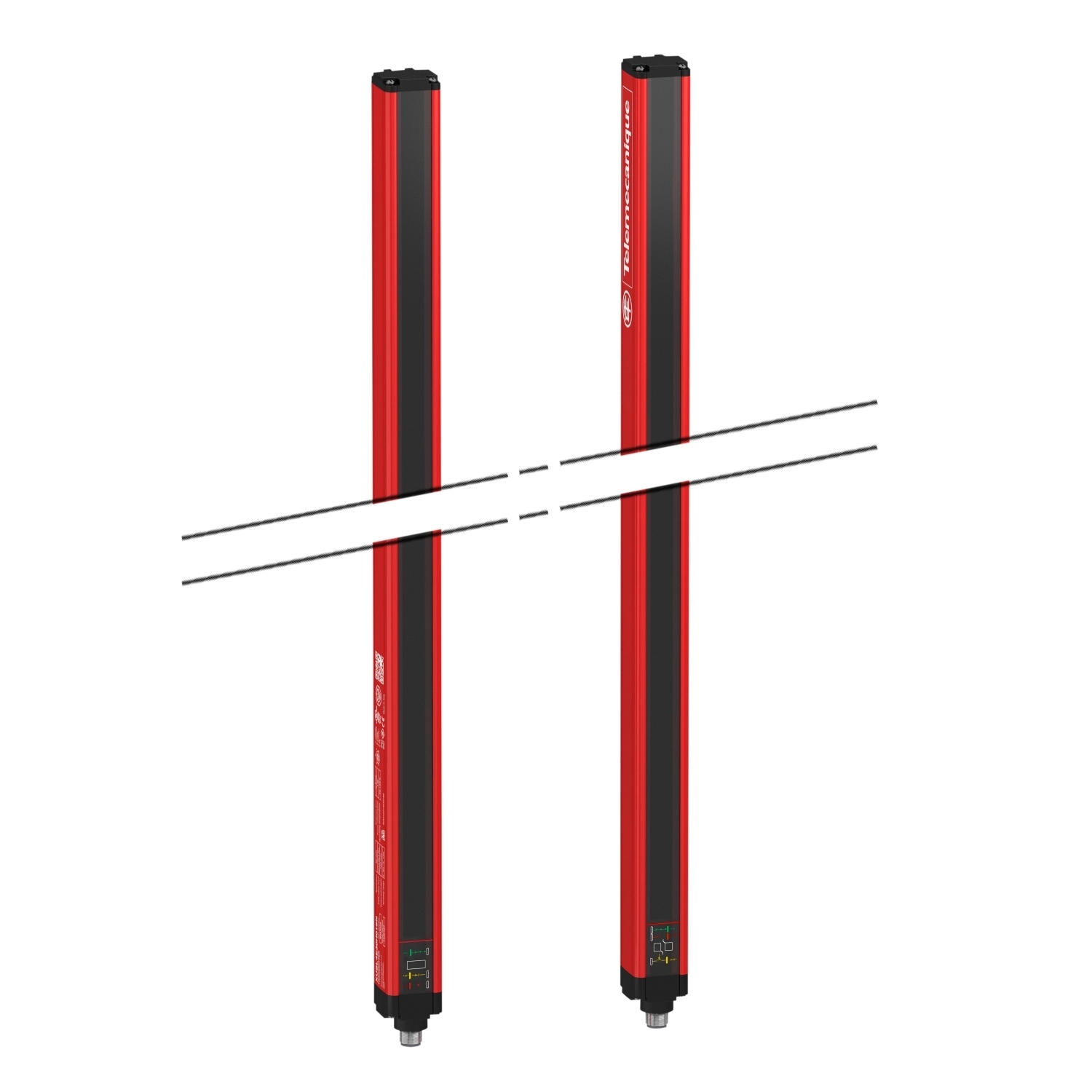 Safety light curtain type 4, Telemecanique Safety light curtains XUSL, XUSL Slave1, For finger protection, Hp = 760 mm, R=14 mm