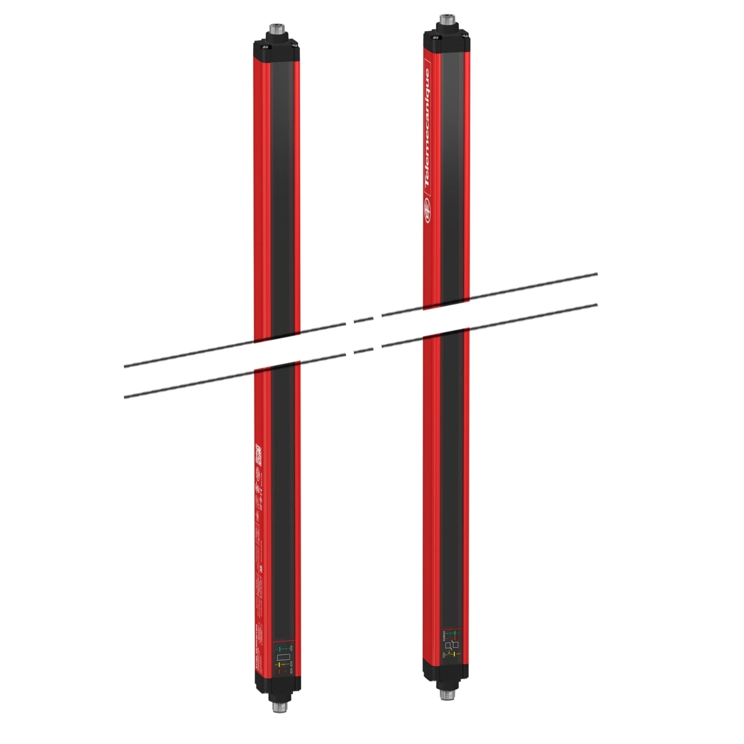 Safety light curtain type 4, Telemecanique Safety light curtains XUSL, XUSL Slave2, For finger protection, Hp = 760 mm, R=14 mm