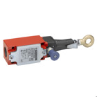 Latching emergency stop rope pull switch, Telemecanique rope pull switches XY2C, e XY2CJ, straight, 2NC+1 NO, Pg13.5