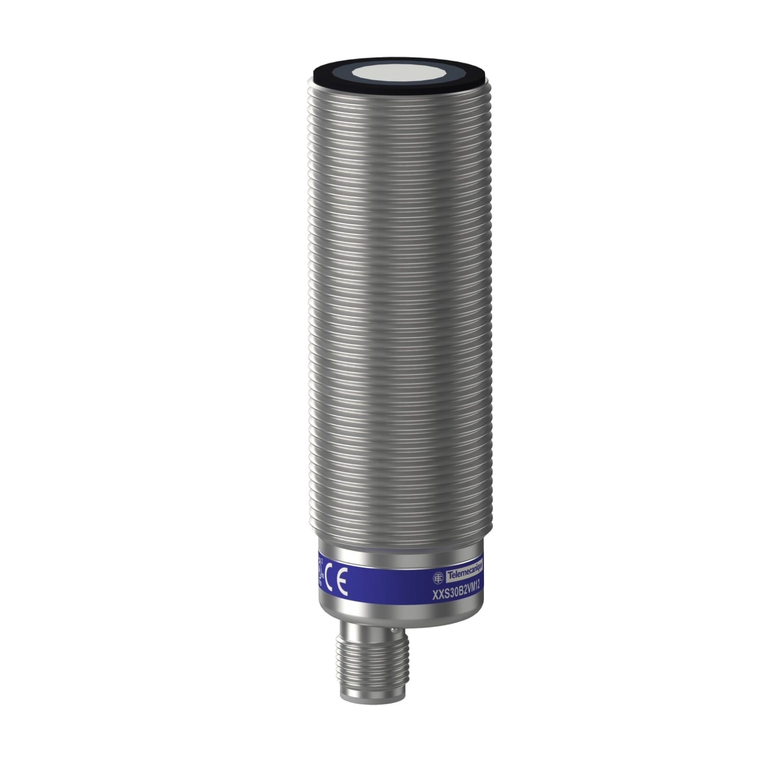 Ultrasonic sensors XX, ultrasonic sensor, metal, cylindrical M30, straight, 2 m, 0...10 V