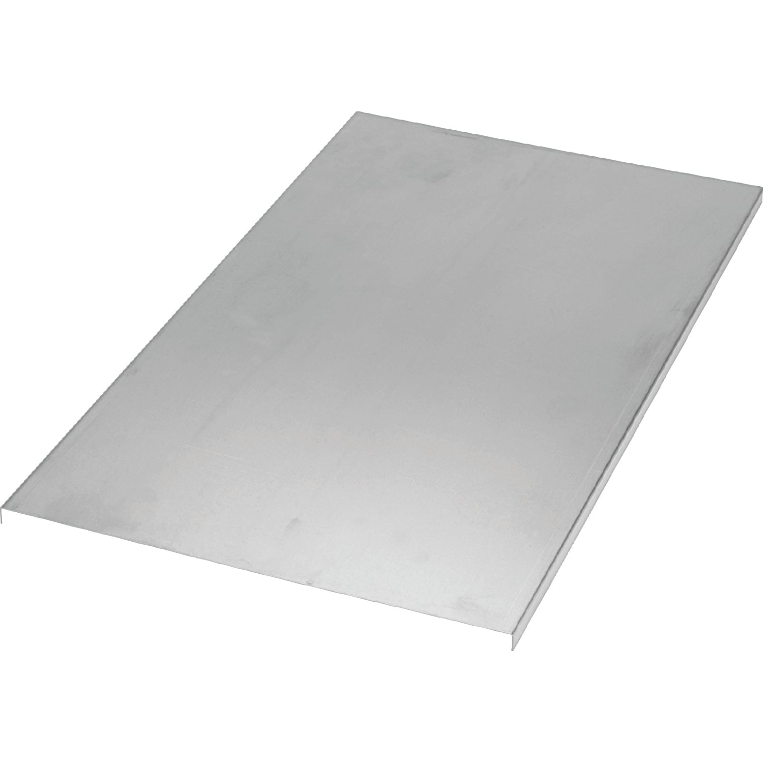 Series 3 - Aluminum solid flanged cover 24 inches width 72 inches length
