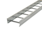 Series 4 steel hot-dipped galvanized after fabrication straight section 6 inches side rail height 6 inches width ladder 12 inches rung spacing 240 inches length