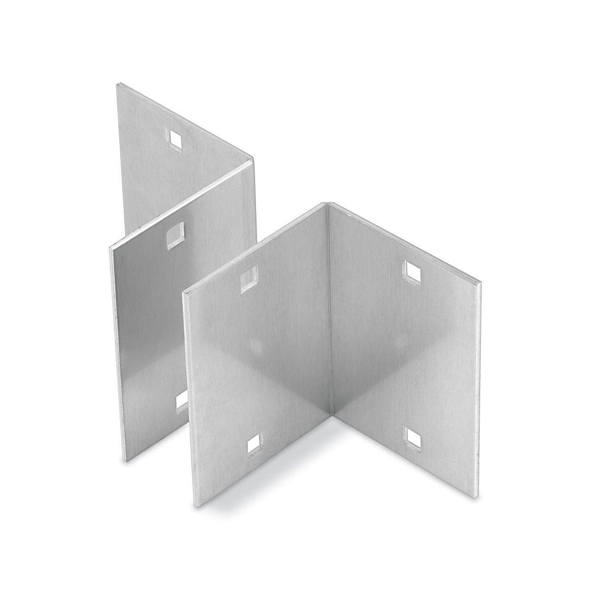 Aluminum 4 inches side rail height box to tray plates