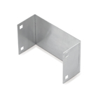 Aluminum 6 inches side rail height 12 inches width closure end plate with hardware