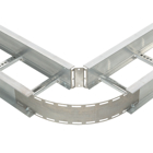 Aluminum 6 inches side rail height 18 inches width horizontal splice plate