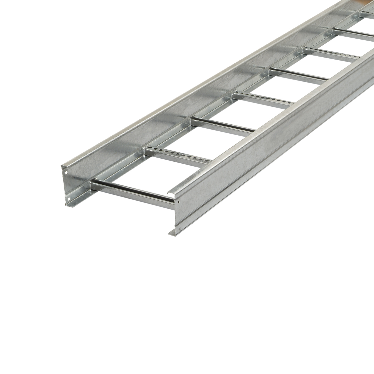 Series 1 steel hot-dipped galvanized after fabrication straight section 6 inches side rail height 36 inches width ladder 9 inches rung spacing 240 inches length